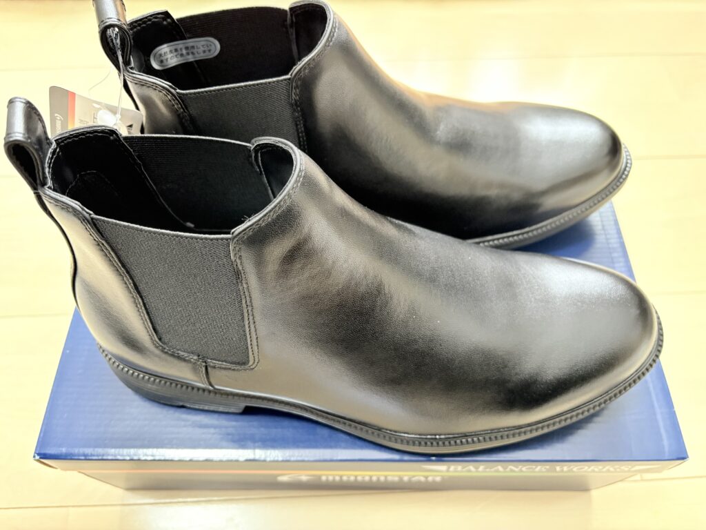 ムーンスターのサイドゴアブーツでサイズ感