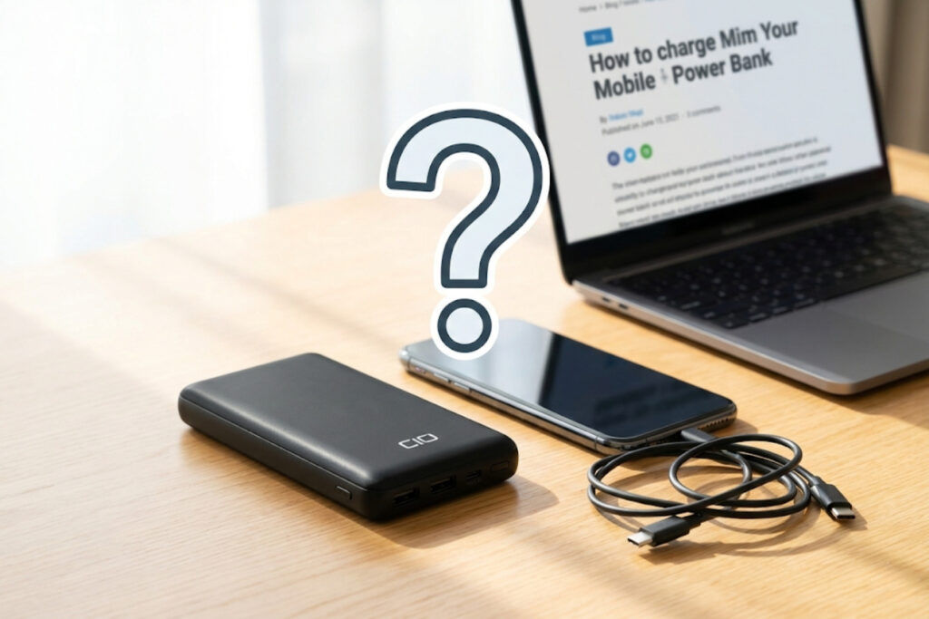 CIOのモバイルバッテリーが充電できない原因と対処法